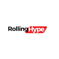 rolling hype logo on a white background